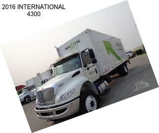 2016 INTERNATIONAL 4300