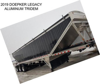 2019 DOEPKER LEGACY ALUMINUM TRIDEM