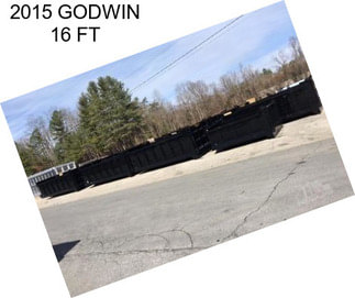 2015 GODWIN 16 FT