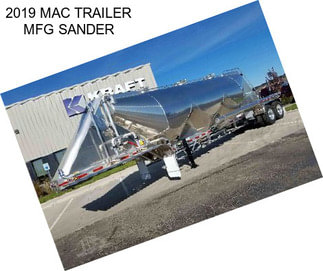 2019 MAC TRAILER MFG SANDER