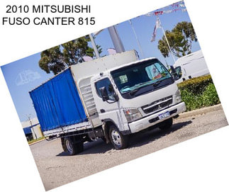 2010 MITSUBISHI FUSO CANTER 815