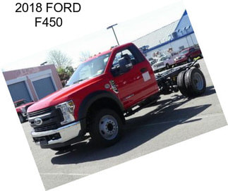 2018 FORD F450