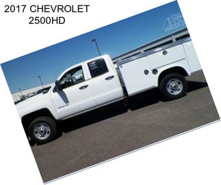 2017 CHEVROLET 2500HD