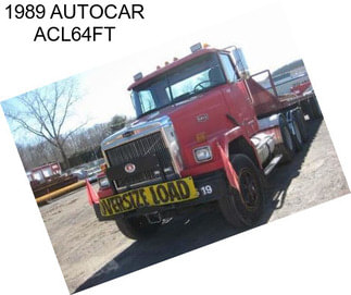 1989 AUTOCAR ACL64FT