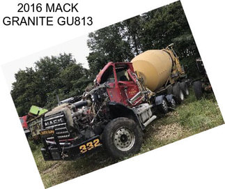 2016 MACK GRANITE GU813