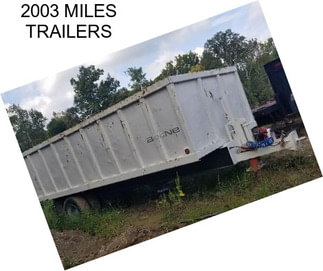 2003 MILES TRAILERS