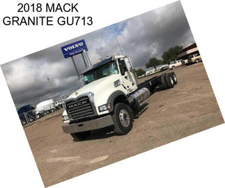 2018 MACK GRANITE GU713