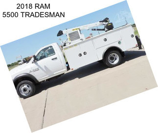 2018 RAM 5500 TRADESMAN