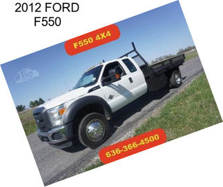 2012 FORD F550