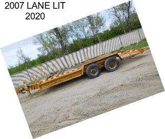 2007 LANE LIT 2020