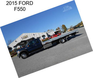 2015 FORD F550