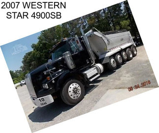 2007 WESTERN STAR 4900SB