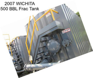 2007 WICHITA 500 BBL Frac Tank