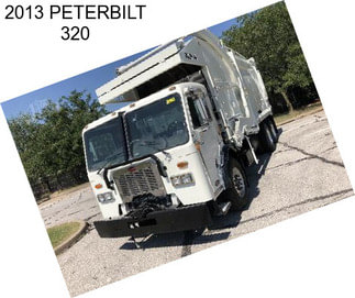 2013 PETERBILT 320