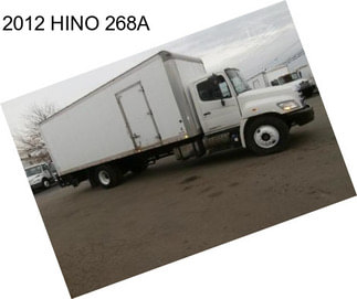 2012 HINO 268A