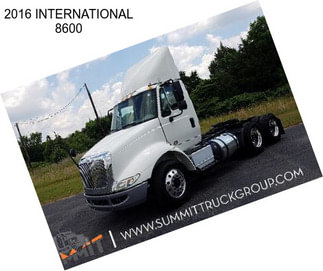 2016 INTERNATIONAL 8600