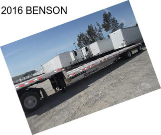 2016 BENSON