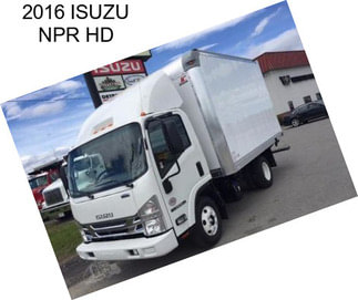 2016 ISUZU NPR HD