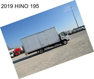 2019 HINO 195