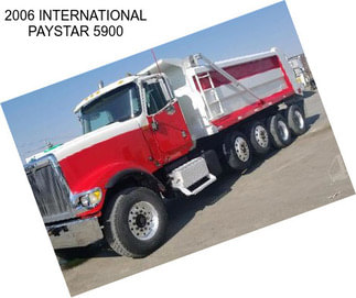 2006 INTERNATIONAL PAYSTAR 5900