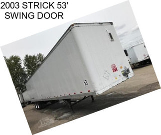 2003 STRICK 53\' SWING DOOR