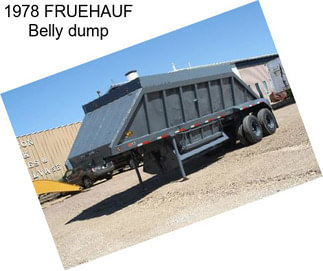 1978 FRUEHAUF Belly dump