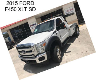 2015 FORD F450 XLT SD