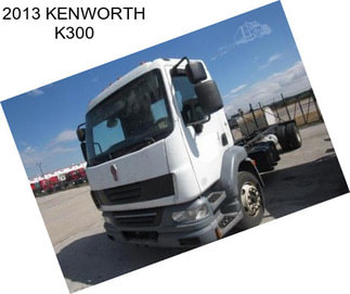 2013 KENWORTH K300