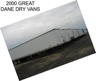 2000 GREAT DANE DRY VANS