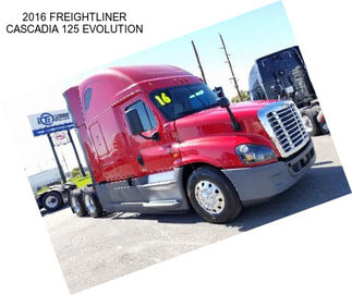 2016 FREIGHTLINER CASCADIA 125 EVOLUTION