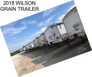 2018 WILSON GRAIN TRAILER