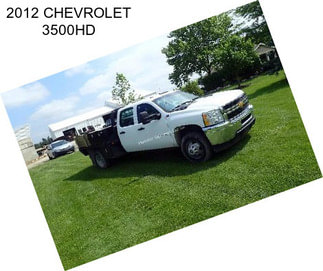 2012 CHEVROLET 3500HD