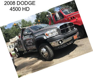 2008 DODGE 4500 HD