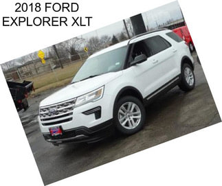 2018 FORD EXPLORER XLT