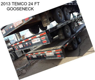 2013 TEMCO 24 FT GOOSENECK