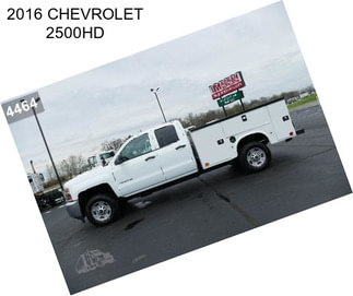 2016 CHEVROLET 2500HD