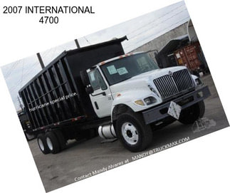 2007 INTERNATIONAL 4700