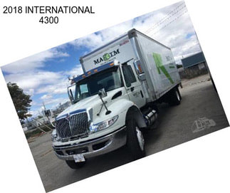 2018 INTERNATIONAL 4300