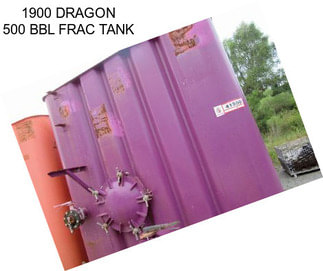 1900 DRAGON 500 BBL FRAC TANK