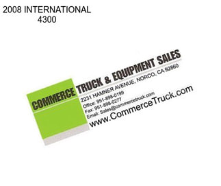 2008 INTERNATIONAL 4300