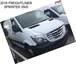 2018 FREIGHTLINER SPRINTER 3500