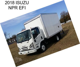 2018 ISUZU NPR EFI