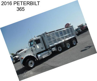 2016 PETERBILT 365