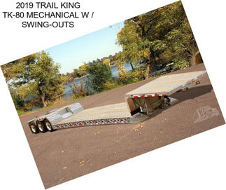 2019 TRAIL KING TK-80 MECHANICAL W / SWING-OUTS