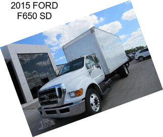 2015 FORD F650 SD