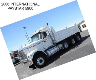 2006 INTERNATIONAL PAYSTAR 5900