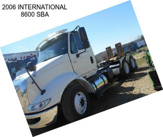 2006 INTERNATIONAL 8600 SBA