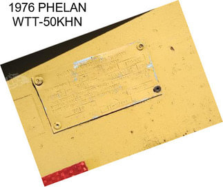 1976 PHELAN WTT-50KHN