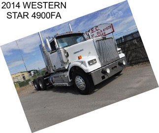 2014 WESTERN STAR 4900FA