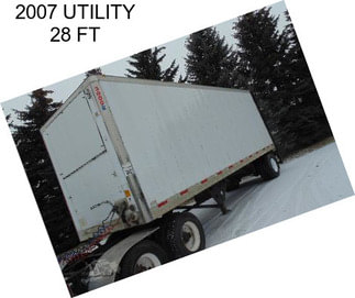 2007 UTILITY 28 FT